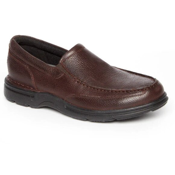 Rockport Mens Eureka Plus Slip on Dark Brown US 11M *like new* - Picture 1 of 10